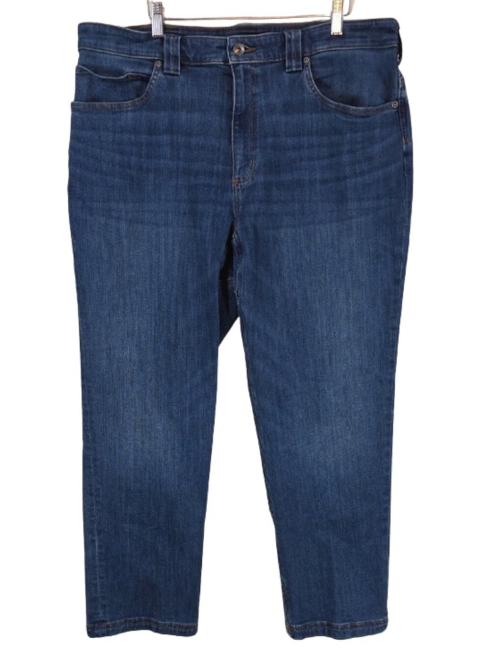 Duluth Trading Co Ballroom DoubleFlex Relaxed Fit Jeans Men's 38x30 Medium Wash